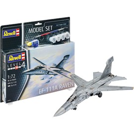 Revell 64974 Model Set EF-111A Raven Other License Faithful Model Kit for Advanced Users, with Basic Accessories, Unpainted