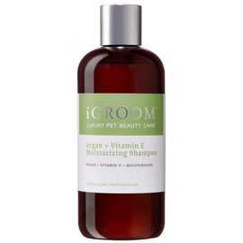 iGroom Argan+Vitamin E Dog Shampoo, Groom Like a Professional, Enhanced Cleaning Power, Reccommended pH Balance, Made in USA, 16 oz