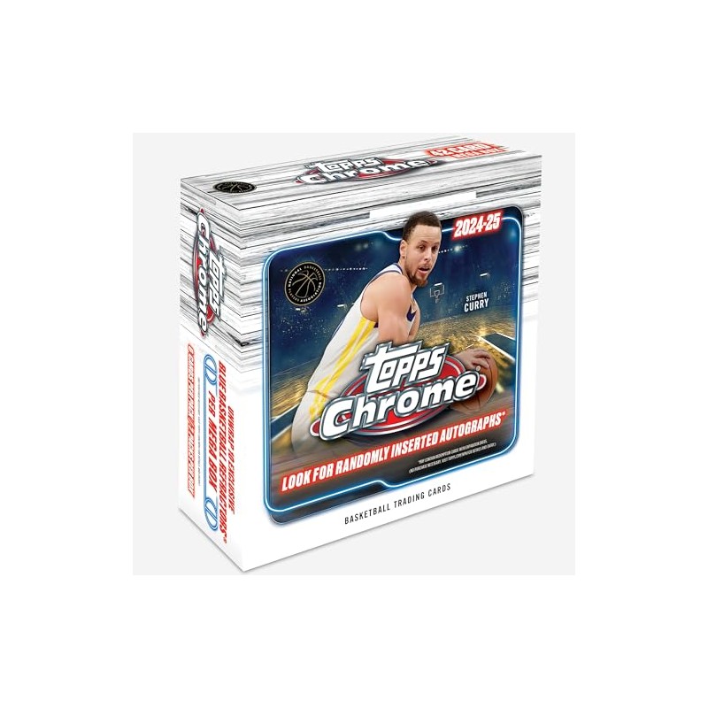Baloncesto Topps Chrome 2024-25 - Sellado de fábrica - Mega