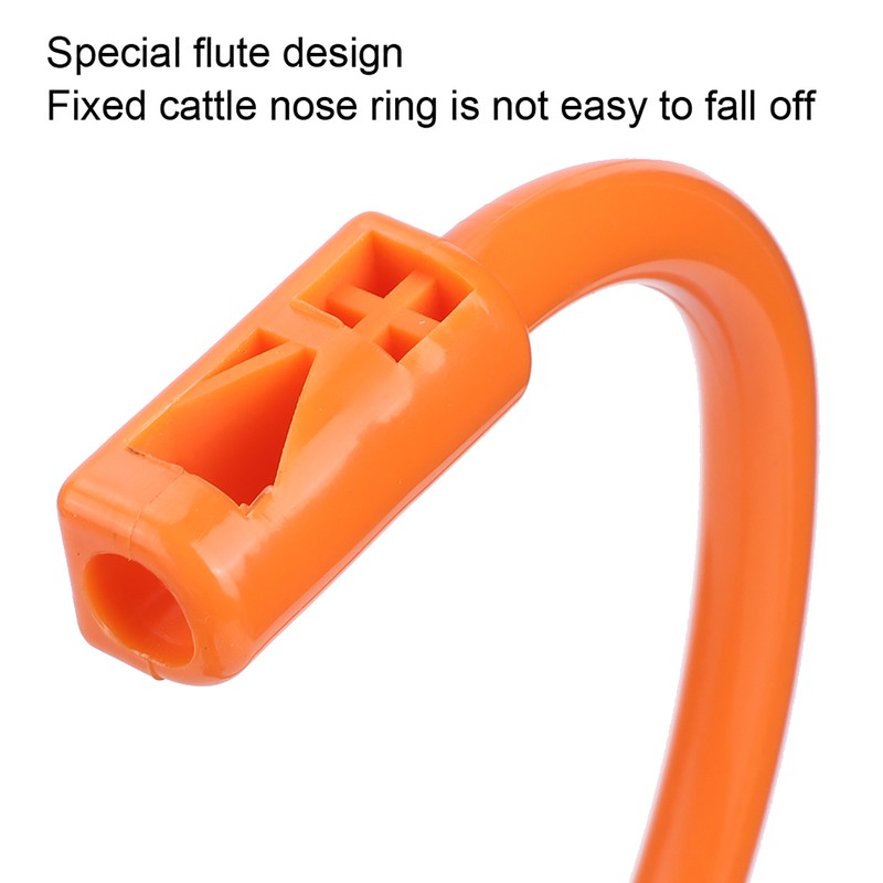 10PCS Plastic Lightweight Good Elasticity Farm Bull Nose Ring Accessory