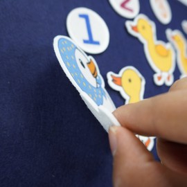 CHEFAN Felt Pieces for Toddler, Flannel Board Stories for Preschool Activities, Felt Storytelling Set, Five Little Ducks Felt Pieces