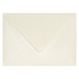 Netuno Envelopes Pearl Cream DIN B6 125 x 175 mm 120 g Aster Metallic Cream Elegant Mother of Pearl Gloss Envelopes Pearl Effect Metallic Shiny Wedding Envelopes Chic B6 Pack of 100