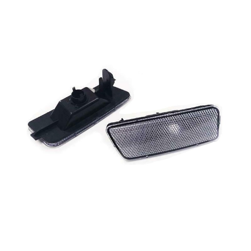 Clear Lens Front Fender Side Marker Lights Reflector Fender Replacement