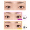 No GLUE Kibo Pirash, One-Touch False Eyelashes (#Natural)