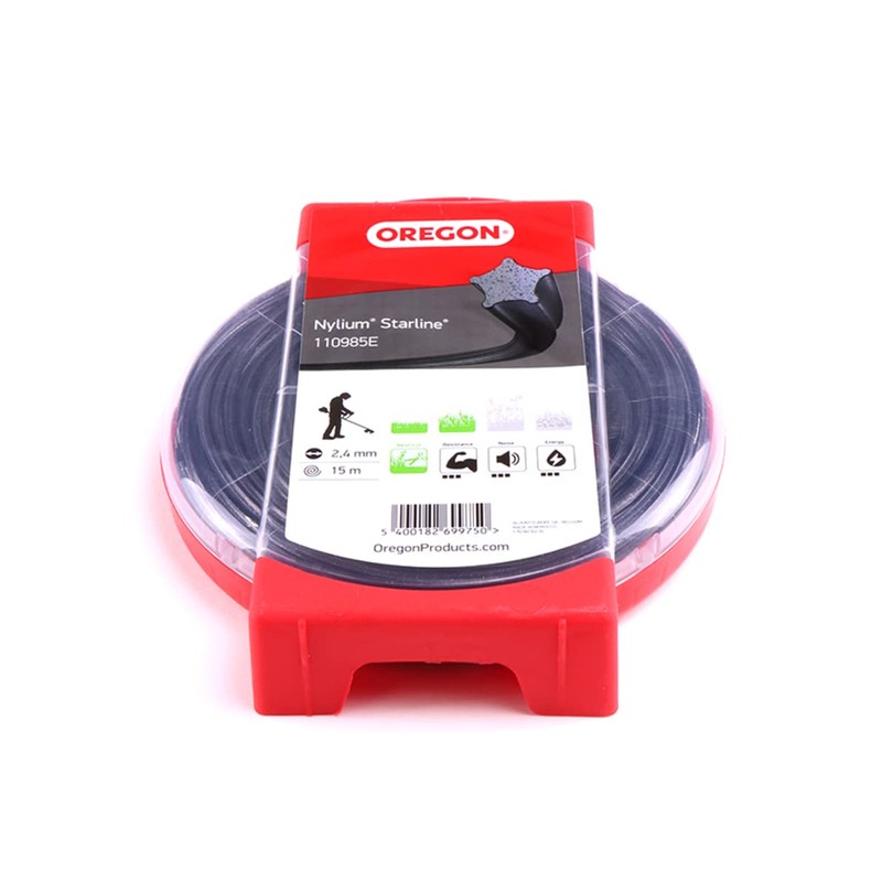 Oregon 559054 Nylium Strimmer Line with Star-Shaped Cross-Section, 2.7 mm,
