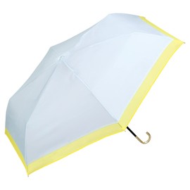 Wpc. 801-16536-102 Parasol Folding Umbrella, Light Shielding Organza Bi-Color, Mini Saxophone (100% Light Blocking, 100% UV Protection, UPF50+, Rain or Rain) 21.7 inches (55 cm), Women's, Feminine,