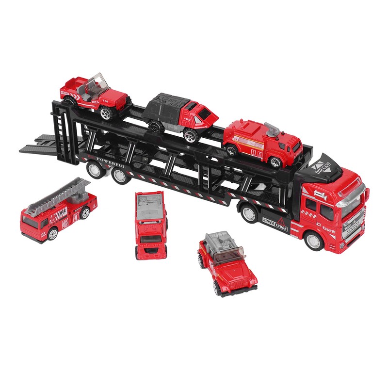 32cm Car Carrier Truck for Boys with 6 Small Car