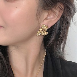 Gold Nugget Earrings for Women Trendy Statement Drop Stud, Hypoallergenic Vintage Earrings Trendy Jewelry Gift for Women,Girls