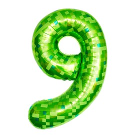 ParPix Pixel Birthday Decoration Balloons (9th Birthday)