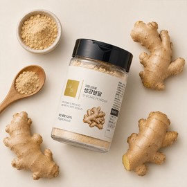 자연그대로 국산 생강분말 천연조미료, 110g, 1개 Natural Domestic Ginger Powder Natural Seasoning, 110g, 1 Pack
