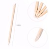Rolabling 5PCS Orange Sticks for Nails Wooden Cuticle Pusher Sticks
