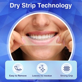 Celakeety Teeth Whitening Strips: 14-Day Treatment with Non-Slip, Dry Strip Technology - Whitening Designed with Care for a Brighter Smile