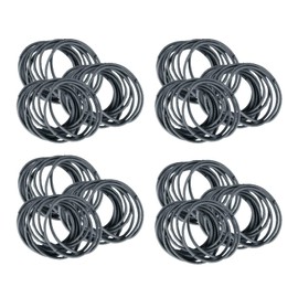 100 PCS Hair Bands, 2mm Small Thin Elastic Hair Ties Seamless Ponytail Braids Holders, Strong Bulk Hair Bobbles No Metal Gentle Elastics No Damage Snag Free for Women Men Girls Kids (Gray)