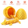 4PCS Mini 3D Printed Dragon Eggs with Dragon Inside, Surprise