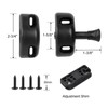 Moosyne Black Magnetic Gate Latches, Fences Side Pull, Magnetic Latch