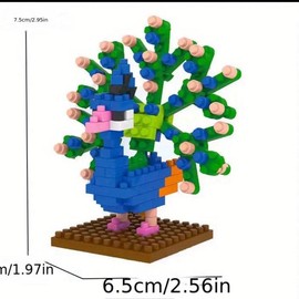 (NOT REMELTABLE) Pick & Build Picking Pals With Instructions:_Peacock