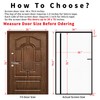 CHIYUNS Reversible Left Right Side Opening Screen Door Mesh Magnetic