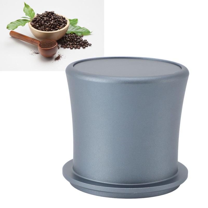 Coffee Dosing Cup Aluminum Alloy Antistatic Coffee Powder Feeder Dosing