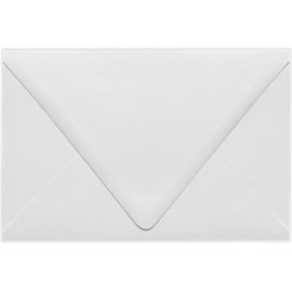 6 x 9 Booklet Contour Flap Envelopes - White - 100% Recycled (50 Qty.)