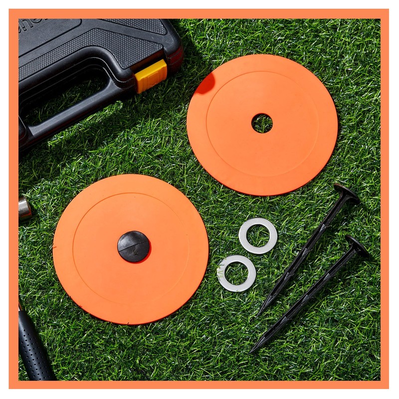 Leriton 3 Set Low Profile Property Line Markers, Survey Markers