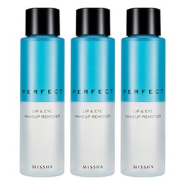 Missha Perfect Lip & Eye Remover, 155ml, 3 pcs / 미샤 퍼펙트 립앤아이 리무버, 155ml, 3개