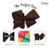Motique Accessories 5.5 Inch Grosgrain Hair Bow Clip For Woman