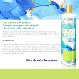 Shampoo Capilar Suero Renova Nekane 960 G Sin Parabenos                                                                                               