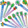 24 Packs Bulk Mini Alien Bubble Wands for Kids 3-5