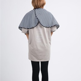 TOVINANNA Striped Hair Shawl Cape for Haircuts Hairdressing Neck Shield for Beauty Salons and Home Use Protective Fits Boys and Girls and Adults