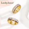 Fidget Spinner Ring for Women - 18K Gold Plated Stainless