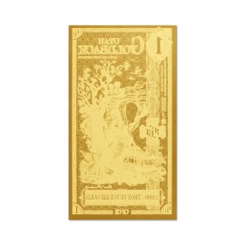 1 Utah Goldback Aurum Gold Foil Note 1/1000 oz 24kt .999 Fine