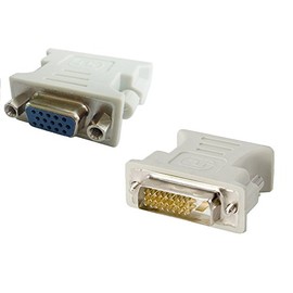 Electrónica REY Adaptor DVI-D Male 24+1 to VGA Female 15 Pins Male Converter