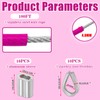 VIVBOO Stainless Steel Cable & Wire Rope 3/16" Vinyl Coated