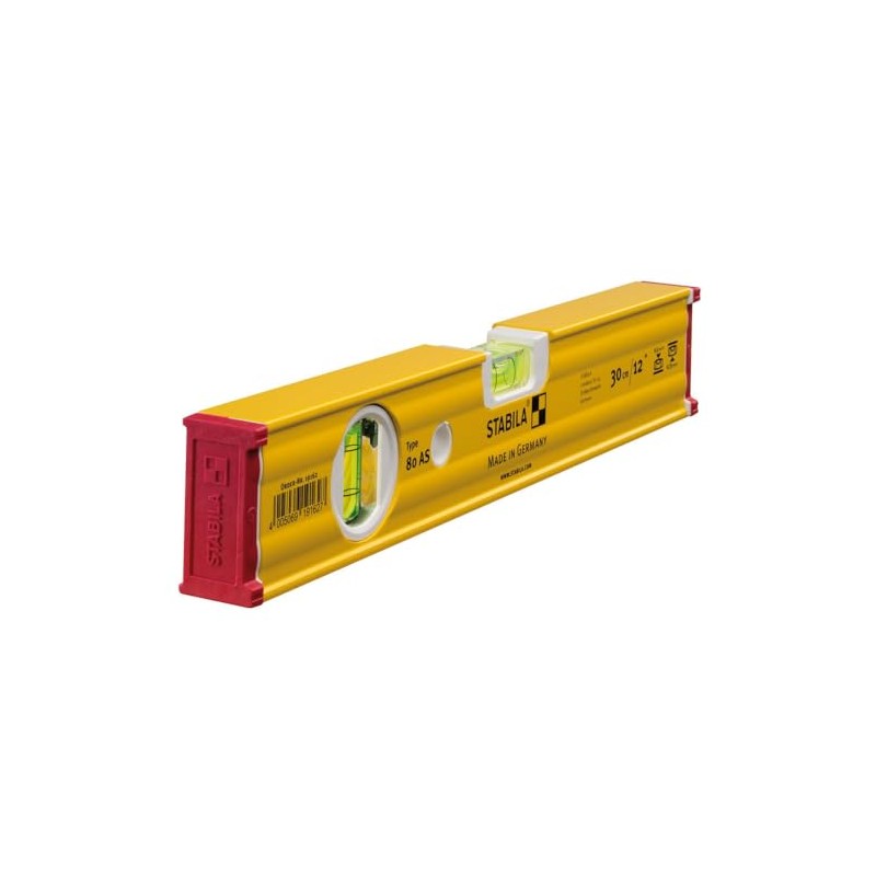 Stabila 29012 12 Inch Type 80 AS Spirit Level Tool