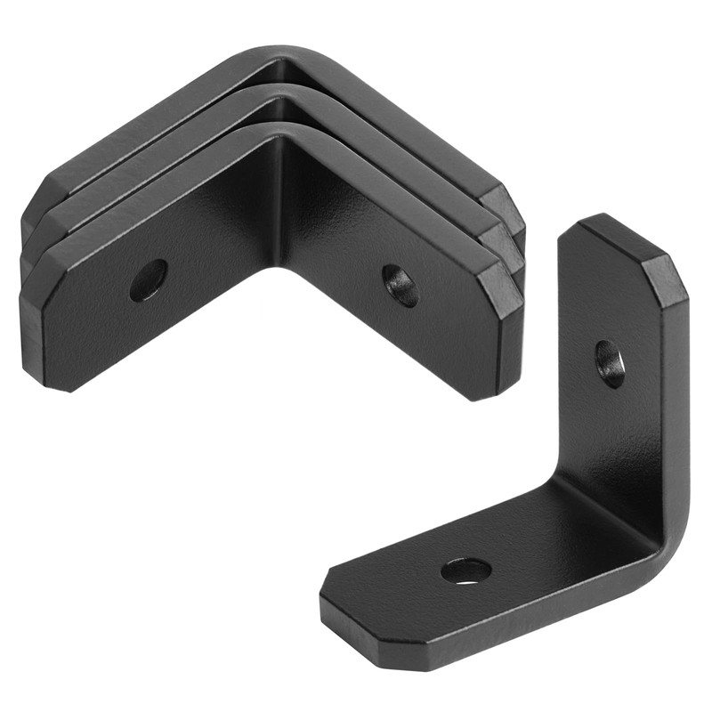 eoere 4 PCS 2" x 1" Heavy Duty Black Rafter