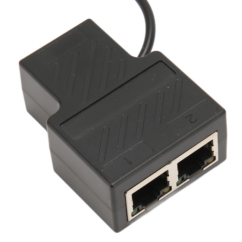 RJ45 Splitter Adapter 1 to 2 100Mbps Plug and Play