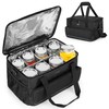 Trunab Mason Jar Storage Bag Insulated 8 Canning Organizer, with