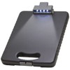 Officemate OIC Deluxe Letter/A4 Size Tablet Clipboard Case with LED Light, Charcoal (83316)