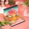 3D Memo Pad with Light Cute Sakura Tree House Decor