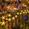 Solar Cherry Blossom String Lights for Outdoor Decoration – 20