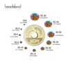Beadsland 1440 Pieces Flat Back Rhinestone Nail Art Craft Non