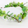 KEUKORZ Fairy Flower Crown Elf Leaf Crown Floral Headband for