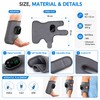 Rechargeable Heated Ankle & Wrist Wrap with Vibration Massage –