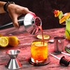 Bar Set Cocktail Shaker Set Bartender Kit, 8 Piece Silver