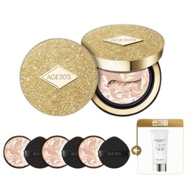 [AGE20S] AGE20S Ampoule Pact Luxe Gold Package (2 main products + 3 refills + 1 sunscreen) / [에이지투웨니스] AGE20S 앰플 팩트 럭스 골드 패키지(본품 2+리필 3+선크림 1)