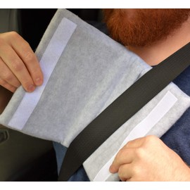 The Chest Buddy-Open Heart Surgery Seatbelt Cushion-Gray