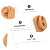 Baluue 3sets Decorative Ear Model for Jewelry Display Multi-function Earring