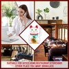Chunful 6 Inch Lucky Cat Waving Arm Maneki Neko Lucky