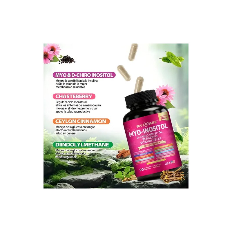20 In1 Inositol Y 15 In 1 Cortisol 180cáps Cortisol