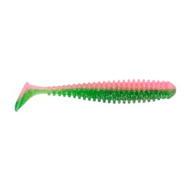 Berkley PowerBait Saltwater Power Swimmer Fishing Bait, Electric Chicken, 3.3in, Irresistible Scent and Flavor, Large Thumping Paddletail Action, Ideal for Bass, Musky, Panfish and More